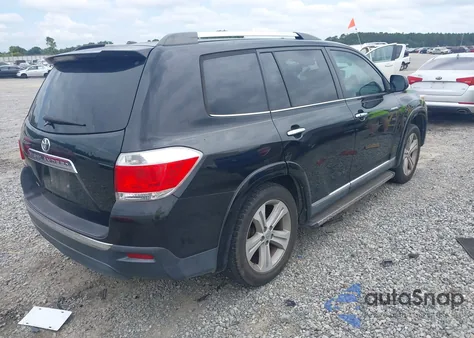 2012 Toyota Highlander Limited V6 z USA, uszkodzony, nr VIN 5TDYK3EH5CS087859